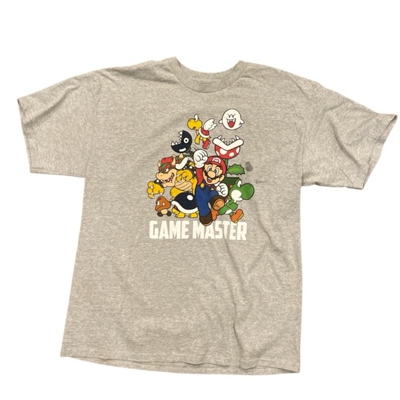 SUPER MARIO game master XL tshirt short sleeve - Picture 1 of 4